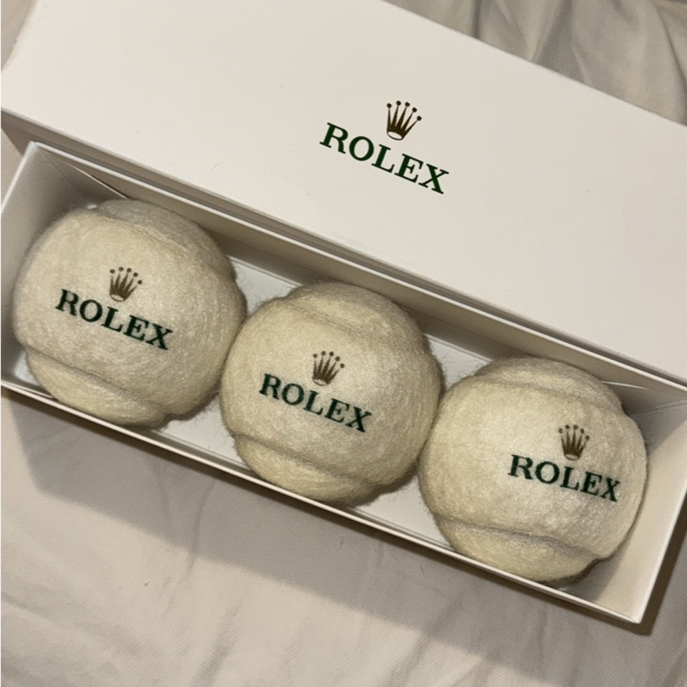 NEW Rolex Off White Tennis Balls